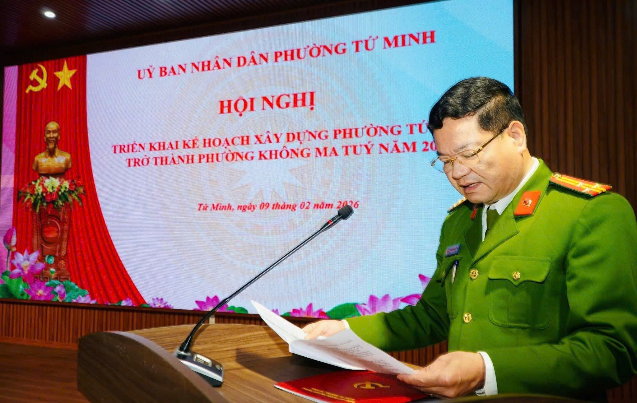 Phường Tứ Minh triển khai xây dựng phường Tứ Minh trở thành phường không ma túy trong năm 2026
